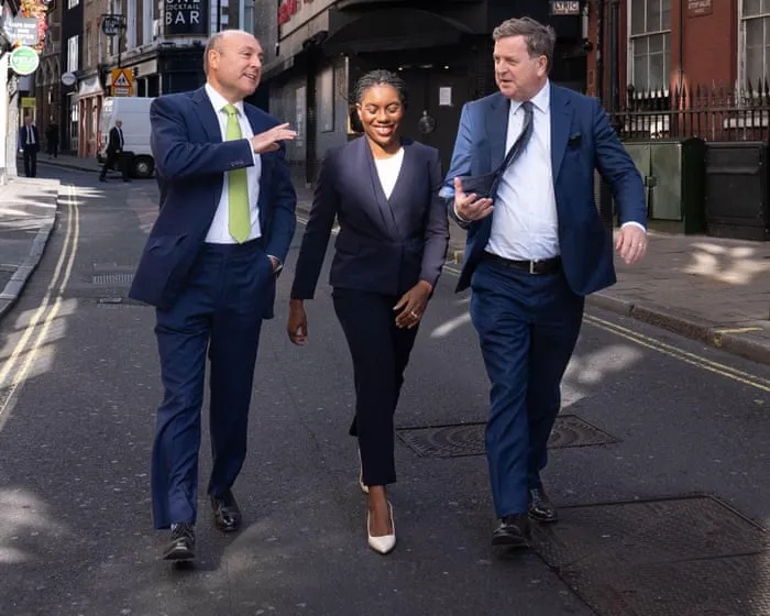 Andrew Griffith and Tom Tugendhat join Badenoch’s top team in Tory reshuffle