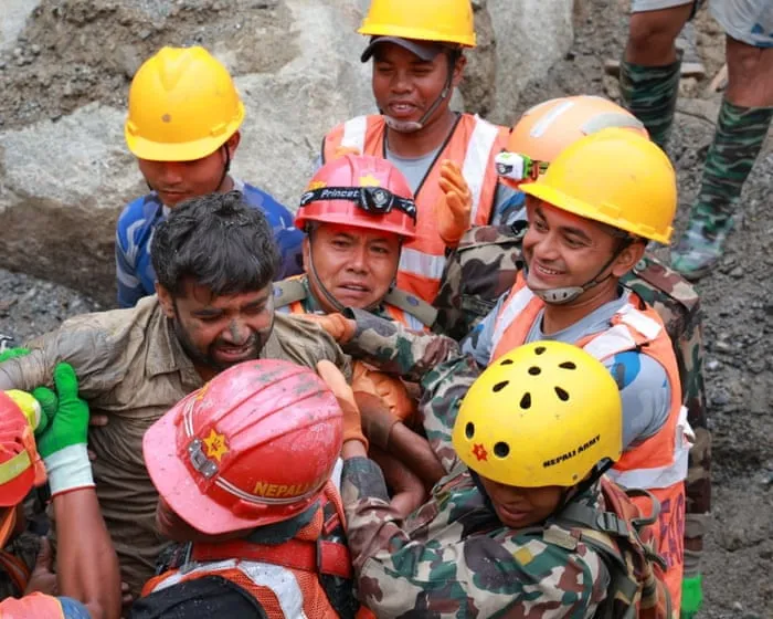 Two workers pulled alive from tunnel nine days after Nepal-Tibet floods