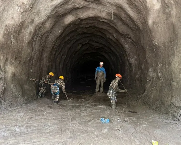 Dozens of trapped hydropower tunnel workers in Nepal could still be alive, official says