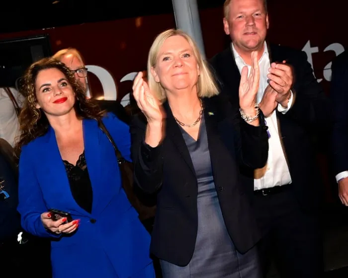 Swedish election: centre-left parties lead by just a single seat with most votes counted