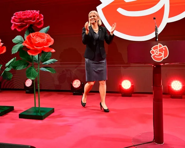 Centre-left bloc leads Swedish elections – as it happened