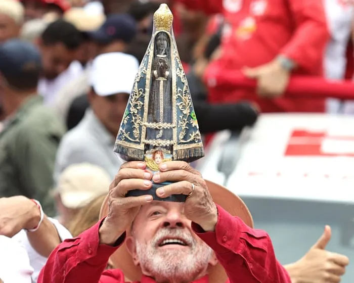 ‘No one disrespects Our Lady’: fears for Brazil’s patron saint grip country ahead of election
