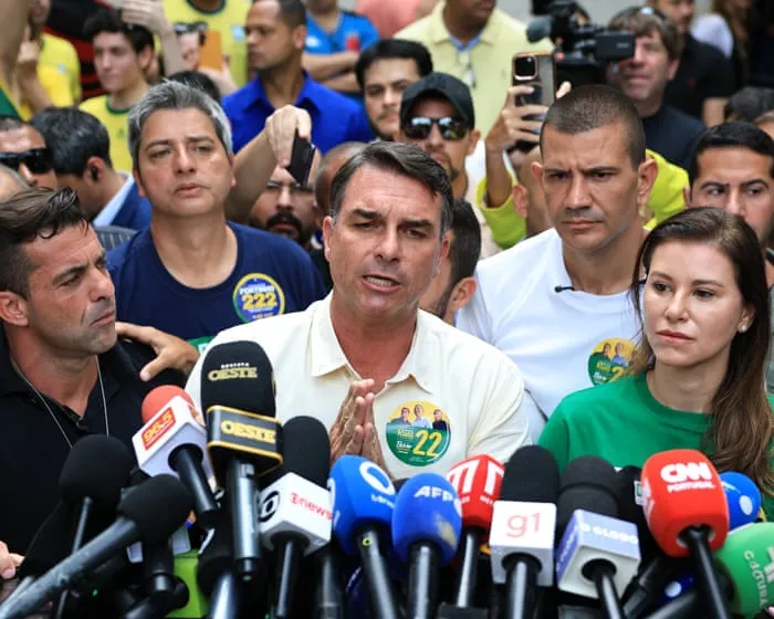 Brazil’s presidential race goes to second round as Flávio Bolsonaro leads incumbent Lula