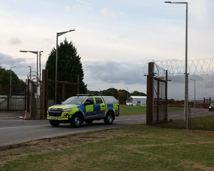 Two Latvian men arrested at RAF base in Cambridgeshire used by US military