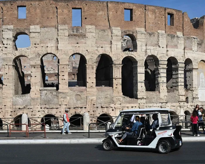 They embraced the Fiat 500, the Vespa, even tuk-tuks. But will Romans draw the line at the golf cart?