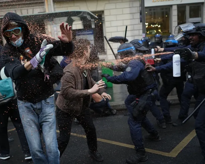 Minister denies police brutality as student protests continue across France – Europe live