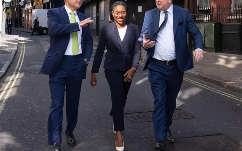 Andrew Griffith and Tom Tugendhat join Badenoch’s top team in Tory reshuffle