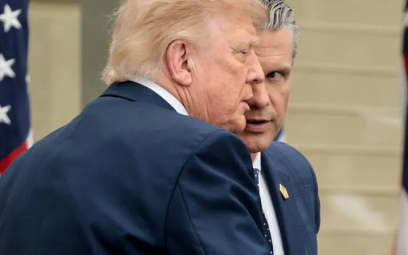 Trump and Hegseth use 9/11 memorial remarks at Pentagon to defend war on Iran