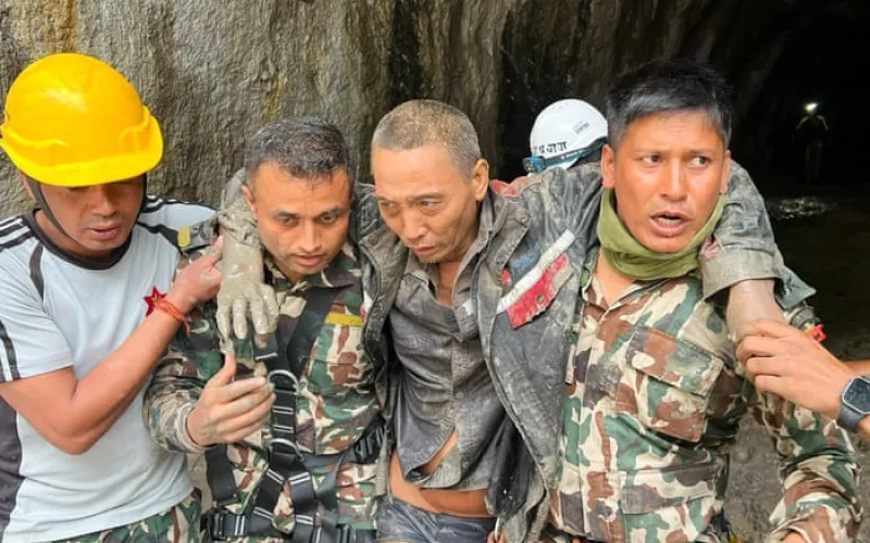 Rescuers in Nepal find two more people alive after flash flood disaster