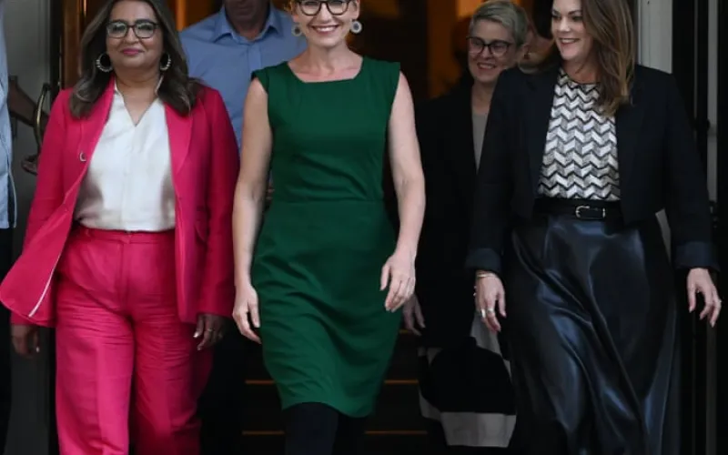 Sarah Hanson-Young and Mehreen Faruqi announce Greens leadership tilt after Larissa Waters’ shock resignation