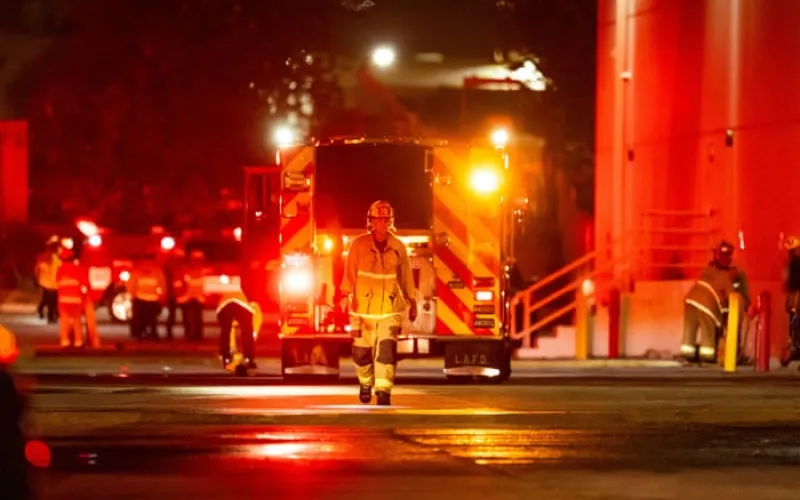 NBC helicopter crash in LA kills at least three people with others injured