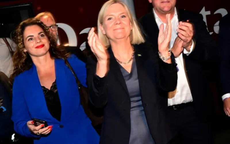 Swedish election: centre-left parties lead by just a single seat with most votes counted