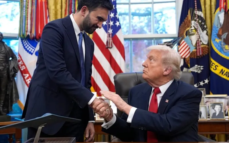 Trump and Mamdani appear friendly after ‘wide-ranging’ meeting at Gracie Mansion