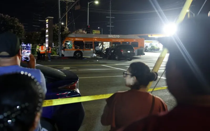 LA woman charged with murder over bus crash that preceded deadly helicopter plunge