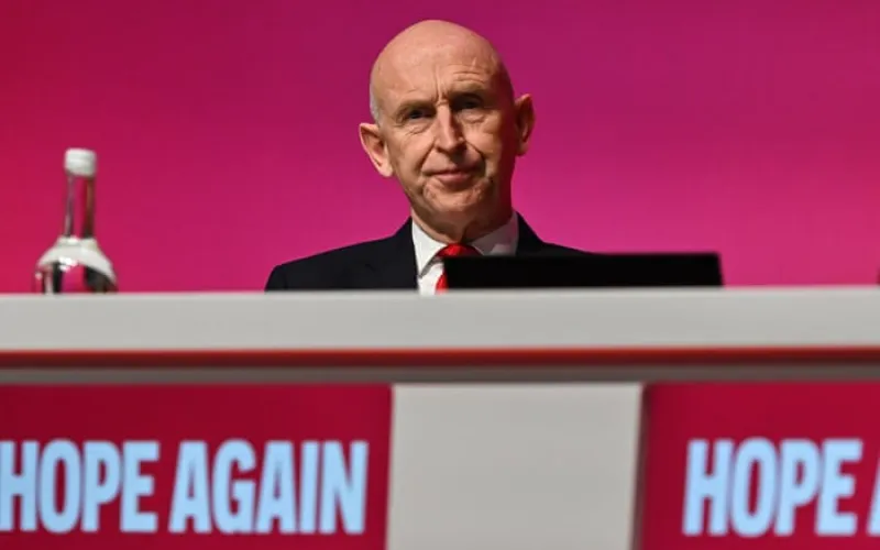 Chancellor John Healey to promise ‘new age of industrialisation’ in speech to Labour conference – UK politics live
