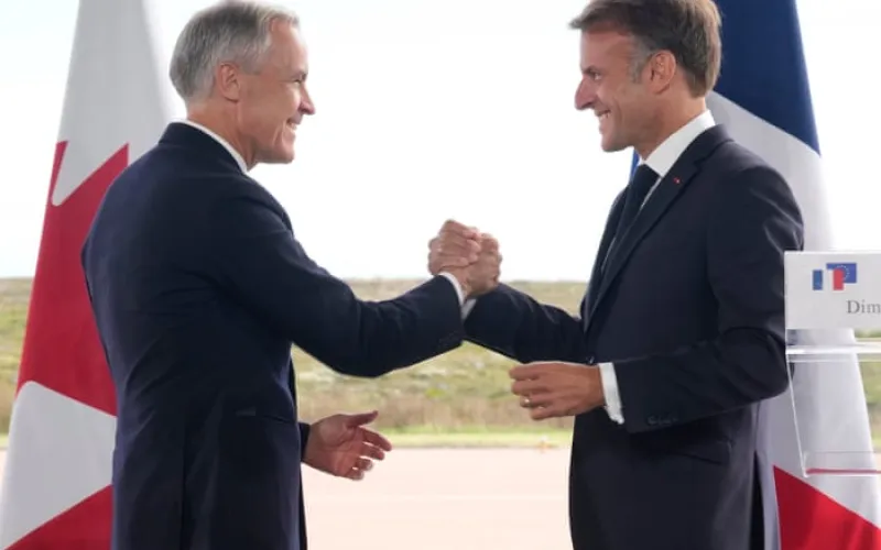 Macron and Carney announce closer France-Canada ties amid Trump tensions