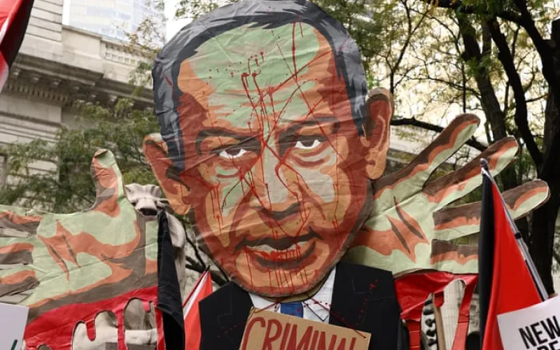 Protests erupt as Netanyahu gives inflammatory UN speech - The Latest
