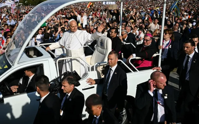 Pope Leo urges healing of ‘deep wounds’ before meeting child sexual abuse survivors in France