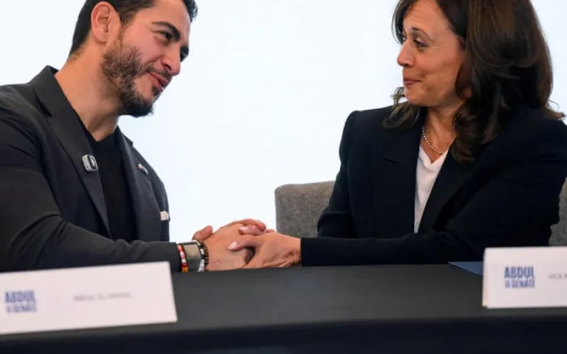 Kamala Harris returns to Michigan to campaign for Abdul El-Sayed for Senate
