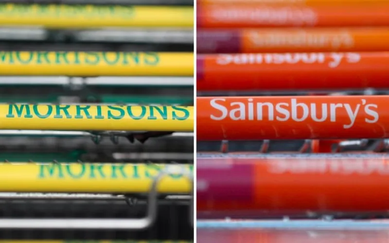 Sainsbury’s and Morrisons ‘held talks this year’ on multibillion-pound merger