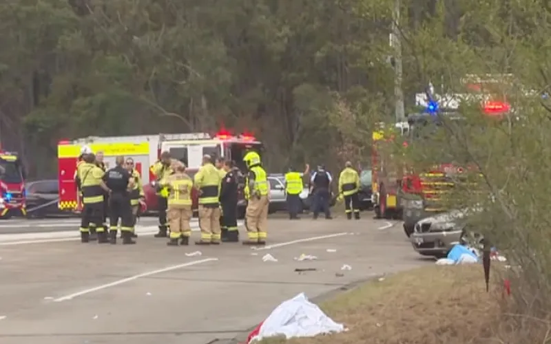 No bail for P-plater over Newcastle crash that left five-year-old in induced coma and injured nine other NRL fans