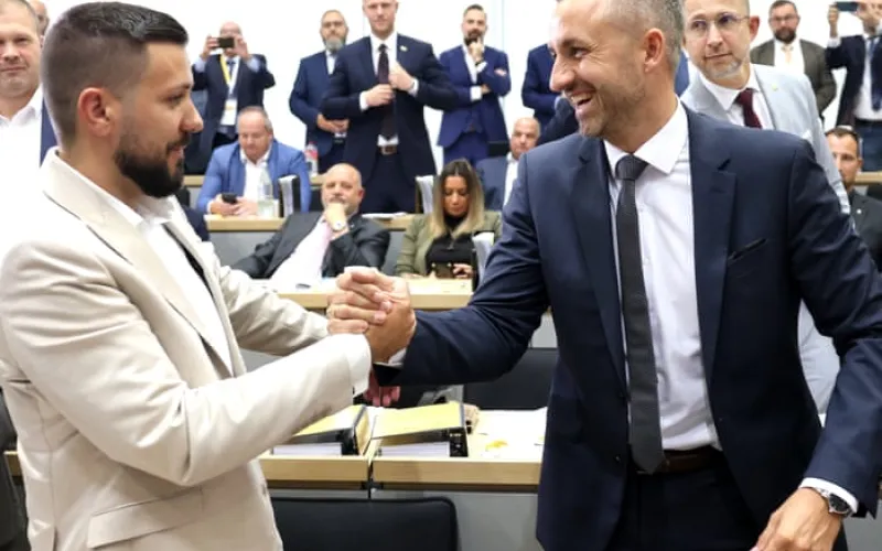 State parliament elects Germany’s first far-right speaker since second world war