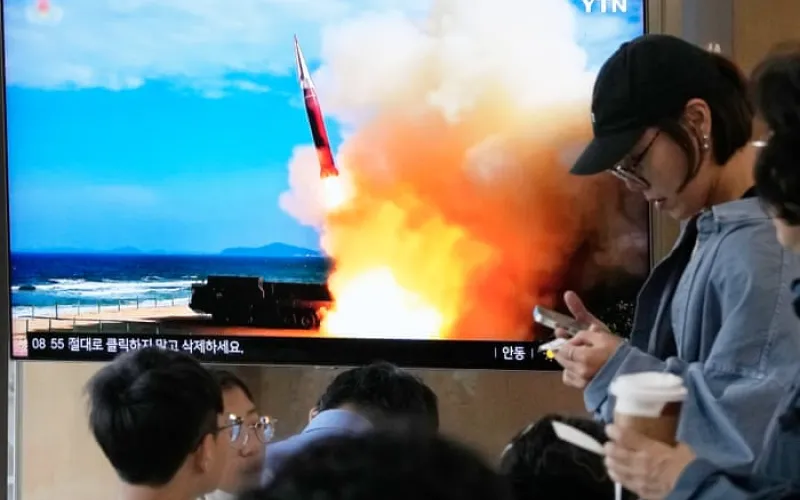 North Korea launches ballistic missile after Seoul demands apology over wounded soldiers