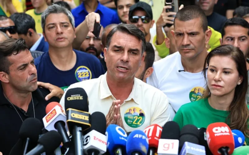 Brazil’s presidential race goes to second round as Flávio Bolsonaro leads incumbent Lula