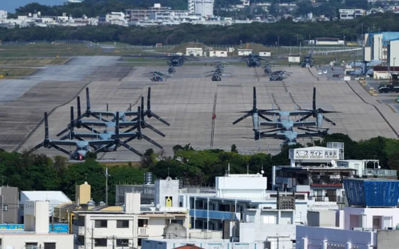 US marine arrested in Japan on suspicion of killing woman, police say