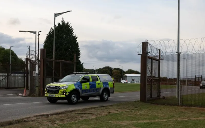 Two Latvian men arrested at RAF base in Cambridgeshire used by US military