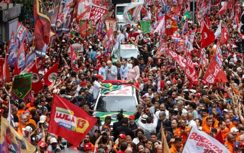 Brazil’s Lula says only he can stop rise of fascism under Bolsonaro’s son