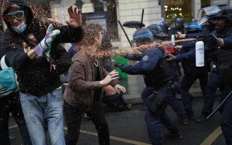 Minister denies police brutality as student protests continue across France – Europe live